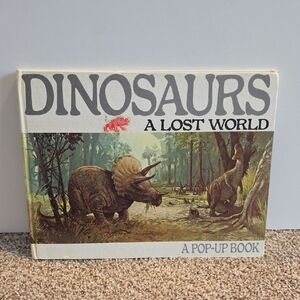 Vintage Children's Book - Dinosaurs A Lost World Pop-Up Book